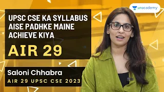 AIR 29 Saloni Chhabra UPSC CSE 2023 Topper | Sociology Optional | Meet the UPSC Toppers