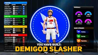 NBA 2K22 DEMIGOD SLASHER BUILD - BEST POINT GUARD BUILD NBA 2K22 - BEST SLASHER BUILD