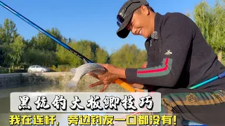 钓鲫鱼旁边在连杆自己却没口？掌握好这几个核心要素你也可以狂拉，太过瘾了！【游钓黑坑一疯子】