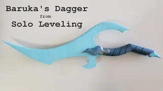 3D Printing Baruka's Dagger from Solo Leveling