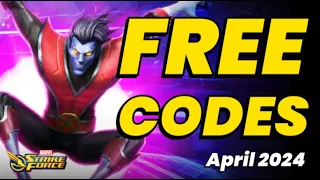 FREE CHARACTERS, GOLD, & REWARDS with FREE CODES! APRIL 2024 UPDATED | MARVEL Strike Force - MSF