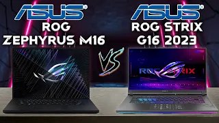 Rog Strix G16 2023 vs Rog Zephyrus M16 2023 : Which Gaming Laptop is Worth Your Money?
