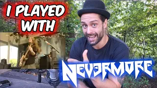 I PLAYED with my FAVOURITE band ⚡ NEVERMORE (Reacting to Live at RockHard 2010)