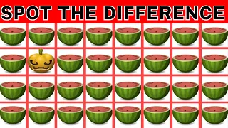 Find The Odd Emoji Out | Spot The Difference Emoji | Emoji Puzzle Quiz | Find the difference