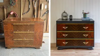 Furniture Flip Antique Art Deco Dresser