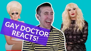 Gay doctor and UNHhhh are wicked ill! Reaction to ep 137 I'm Sick Part 1 with Trixie and Katya