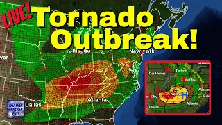 🔴 LIVE: Tornado Outbreak! Tornado Warning Coverage! 5-27-24