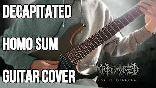 Decapitated - Homo Sum | 1-Take Guitar Cover