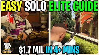 INSANE 4+ Minute Cayo Perico Heist SOLO Guide With Elite Challenge in 2023! GTA 5 Online