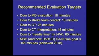 Evaluation and Management of Acute Stroke in 2020 and Beyond