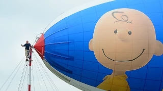 Flying Over Charlotte in the MetLife blimp