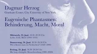 Adorno-Vorlesungen 2021: Dagmar Herzog »Wie erkennt man ein Verbrechen? (1940–1990)« (2/3)