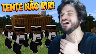 TENTE NÃO RIR COM MEMES DO JAZZGHOST NO MINECRAFT!