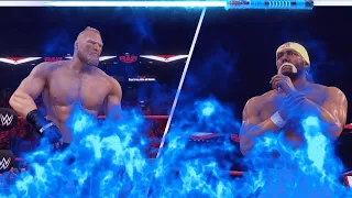 WWE 2K 2022 BROCK LESNAR VS HULK HOGAN  "HOLLYWOOD" FULL-MATCH