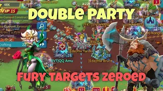 Lords Mobile - Double rally party. LaF vs JVT. A lot of castles burned