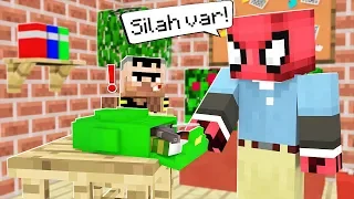 FAKİR KÖYDE OKUL KONTROLÜ YAPTI! 😱 - Minecraft