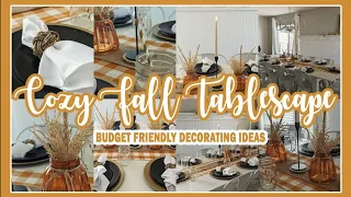 🍂 2023 COZY FALL FARMHOUSE DECORATE WITH ME│FALL DECORATING IDEAS│BUDGET FRIENDLY FALL TABLESCAPE