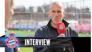 Zinedine Zidane zu Gast beim FC Bayern