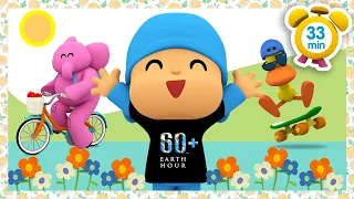 🚴 ぽこよ日本語 l Pocoyo Japanese l  アースアワー：公的交通機関を使おう!（33分）全話　子どものためのアニメ動画