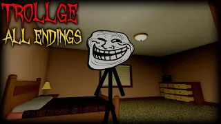 TROLLGE - [All Endings] - Roblox