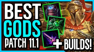 Top 3 Gods For EVERY ROLE To Carry Ranked In Patch 11.1! (w/ Builds!)