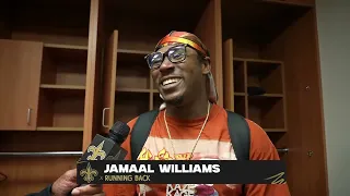 Jamaal Williams on Resilient Win vs. Tennessee | Saints-Titans Postgame