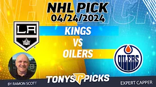 LA Kings vs Edmonton Oilers 4/24/2024 FREE NHL Picks and Predictions on NHL Betting Tips by Ramon