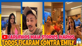 CARLINHOS MAIA MOSTROU TODOS CONTRA A EMILY GARCIA 😱 AYARL@ FALOU TUDO O QUE SENTE 😱😱