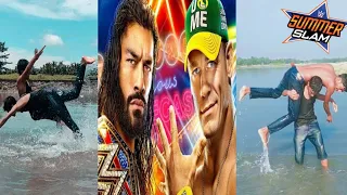 JOHN CENA VS ROMAN REINGS SUMMER SLAM 2021 MOVES ll SUMMER SLAM 2021 ll WWE universal championship