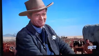 My kind of lawman.  Robert Ryan in "The Proud Ones," 1956