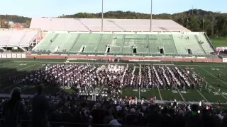 Ohio University Marching 110 Postgame Oct 10 2015 with Alumni Band Homecoming