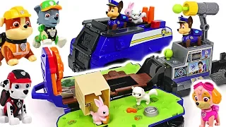 Paw Patrol Chase Ride N Rescue Transforming police cruiser! Defeat dinosaur! #DuDuPopTOY