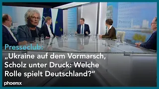 Presseclub: "Ukraine auf dem Vormarsch, Scholz unter Druck: Welche Rolle spielt Deutschland?"