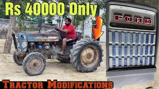 Ford 3600 Sirf 40000 da | Tractor Modifications | Modify Tractor Alloys & tyres | New Punjabi Vlogs