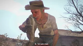 Why did Seth try to run away after seeing John Marston? | Rdr1