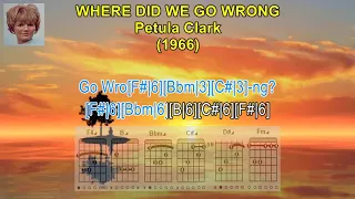WHERE DID WE GO WRONG -  Petula Clark  (1966) (Karaoke Sing-A-Long) (Lyrics & Guitar Chords)
