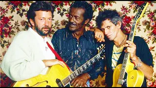 Chuck Berry, Keith Richards & Eric Clapton - Rehearsal 1986