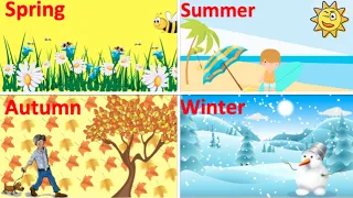 Four Seasons in English 🌞 | Seasons & Weather vocabulary