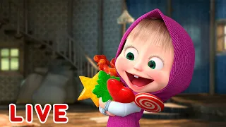 🔴 LIVE STREAM 👱♀️🐻 마샤와 곰 🌤⏰ 아침에 일어난 일 ⏰🌤 Masha and the Bear