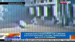 NTG: Tangkang pagdukot sa 5 estudyanteng lalaki sa Quiapo, nakunan ng CCTV camera