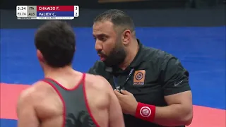Ф. Чамизо - Ч. Валиев. 74kg. 1/4 Final. 2024 World Qualifiers Istanbul 2024