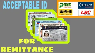 Acceptable ID's For Remittance #Information