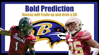 BOLD PREDICTION: RAVENS DRAFT a Cornerback in Round 1!!!! Jaycee Horn or Asante Samuel Jr