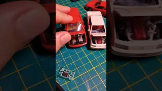 1/64 BMW E38 750iL vs Toyota Cressida Mark II 3d printed diecast engines