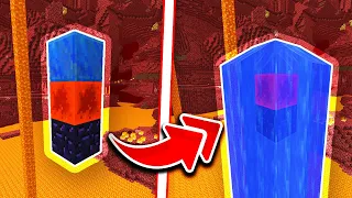 How I FLOODED the NETHER in Minecraft.. (INSANE!)