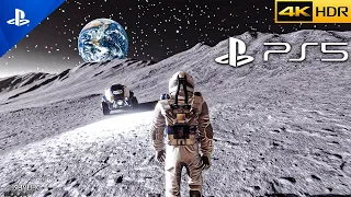 (PS5) DELIVER US THE MOON | Immersive MOON SPACE Gameplay | Realistic ULTRA Graphics [4K 60FPS HDR]