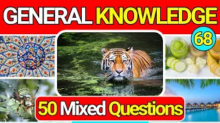 General Knowledge Quiz Trivia 68 📚💡| Can You Answer All 50 Questions Correctly? 2024