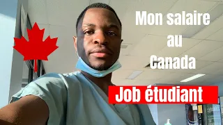 🇨🇦 JE VOUS REVELE MON SALAIRE EN DETAIL | JOB ÉTUDIANT| TRAVAILLER AU CANADA PENDANT SES ETUDES