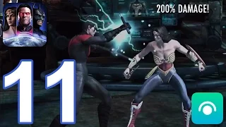 Injustice: Gods Among Us - Gameplay Walkthrough Part 11 - Battle 15 (iOS, Android)