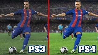PES 2017 - PS3 vs PS4 Graphics and Gameplay Comparison